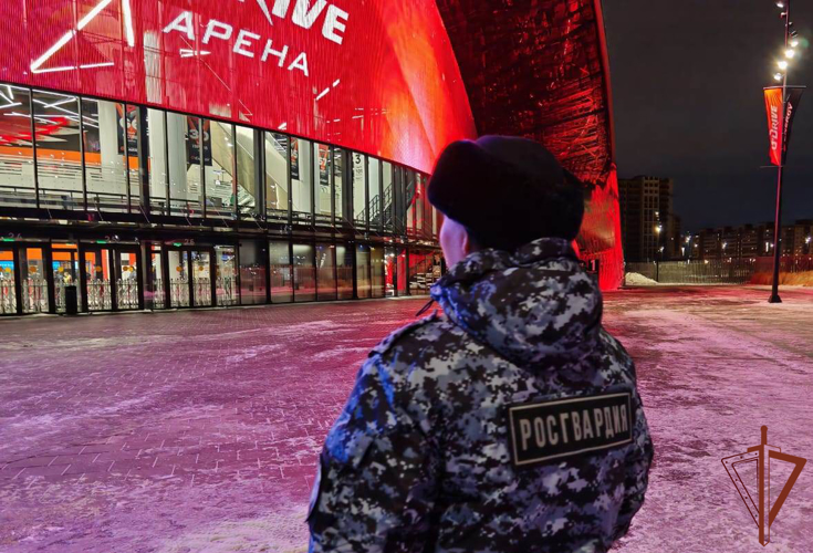Росгвардия обеспечила правопорядок во время матчей чемпионата КХЛ в Омске