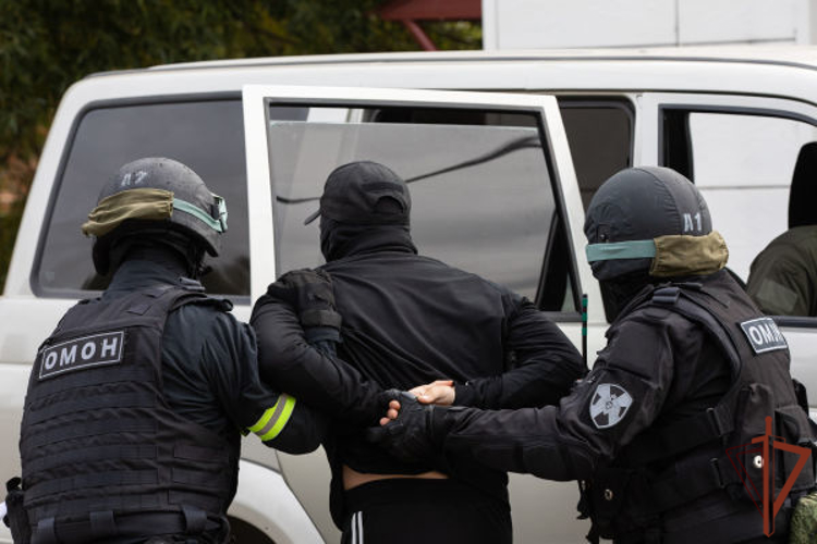При силовой поддержке ОМОН Росгвардии в Подмосковье задержан подозреваемый в убийстве (видео)
