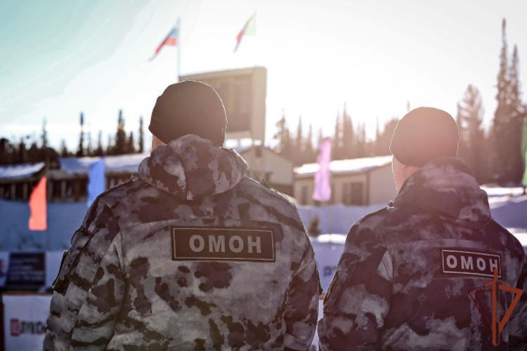 Росгвардейцы обеспечили безопасность всероссийских соревнований по лыжным гонкам «Кубок Хакасии» 