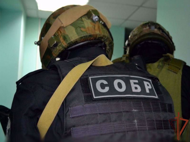 В Карелии СОБР Росгвардии оказал силовую поддержку в задержании подозреваемого в сбыте наркотиков