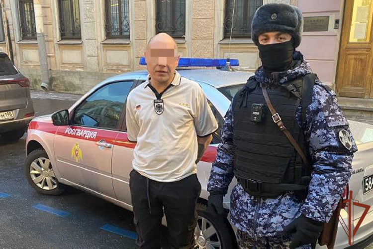В Петербурге росгвардейцы задержали гостя города, нарушавшего общественный порядок в Эрмитаже 