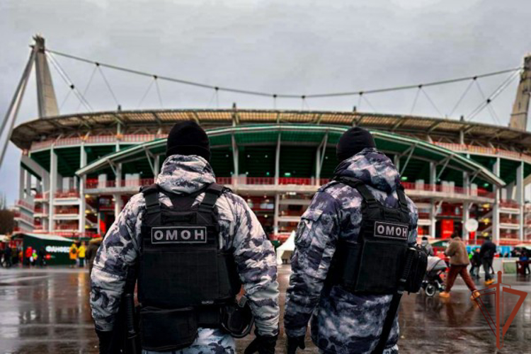 Военнослужащие и сотрудники Росгвардии обеспечили безопасность на спортивных мероприятиях в Москве