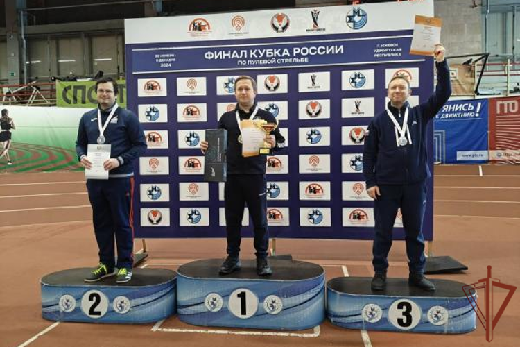 Спортсмен из Росгвардии одержал победу в финале Кубка России по стрельбе из пневматического оружия в Ижевске