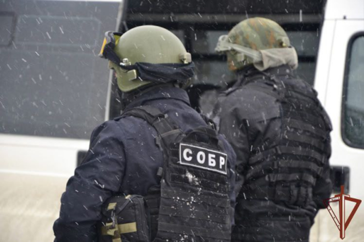 При силовой поддержке СОБР Росгвардии пресечен канал незаконного оборота оружия в Омске