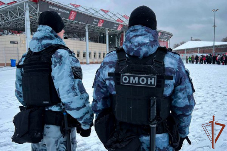 Военнослужащие и сотрудники Росгвардии обеспечили безопасность спортивных мероприятий в Москве