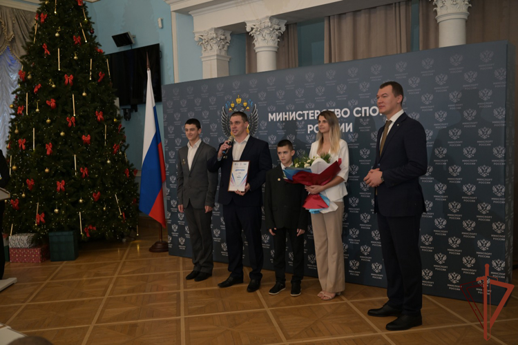 Семья росгвардейца из Нижегородской области одержала победу в конкурсе Минспорта России