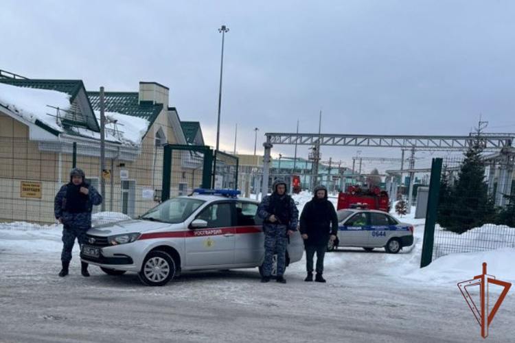 Росгвардия приняла участие в пожарно-тактическом учении в Алтайском крае
