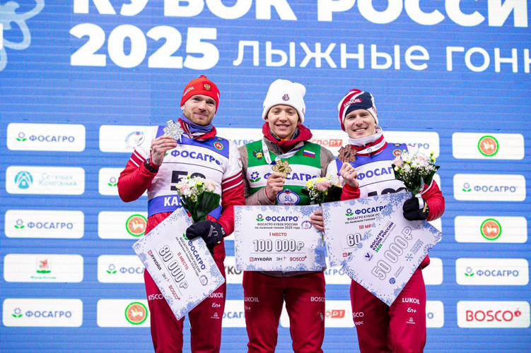 Спортсмен из Росгвардии стал призером этапа Кубка России по лыжным гонкам