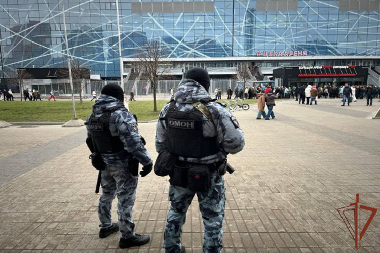 Правопорядок на матче КХЛ в Москве обеспечили росгвардейцы 