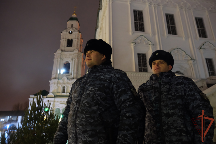 Росгвардейцы Южного округа приняли участие в праздновании Крещения Господня
