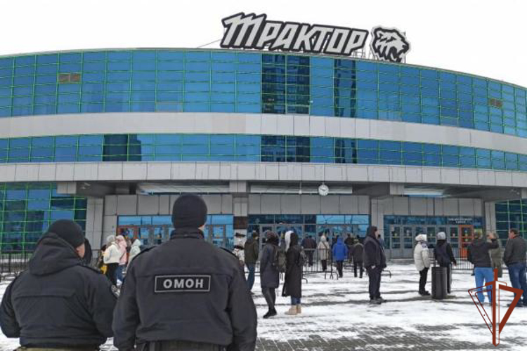 Сотрудники Росгвардии обеспечили безопасность матчей КХЛ и ВХЛ на Южном Урале