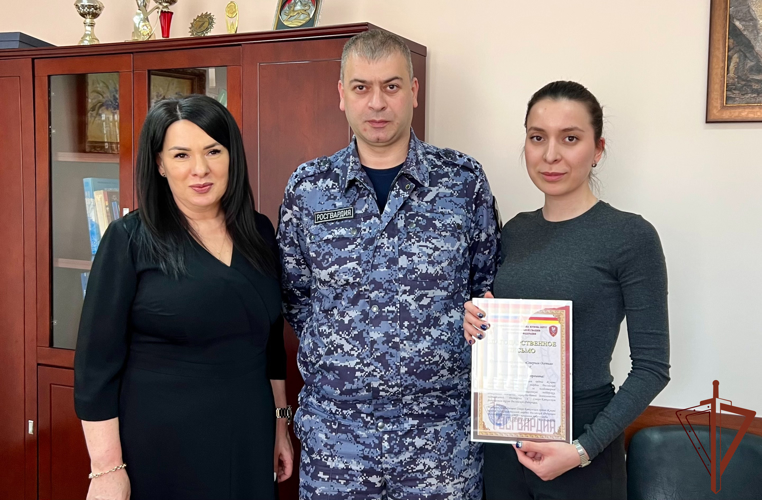 На Северном Кавказе Росгвардия поздравила журналистов с профессиональным праздником