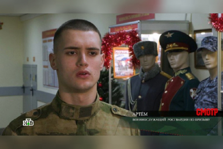В эфир вышел выпуск программы «Смотр» о буднях призывников роты почетного караула Росгвардии (видео)