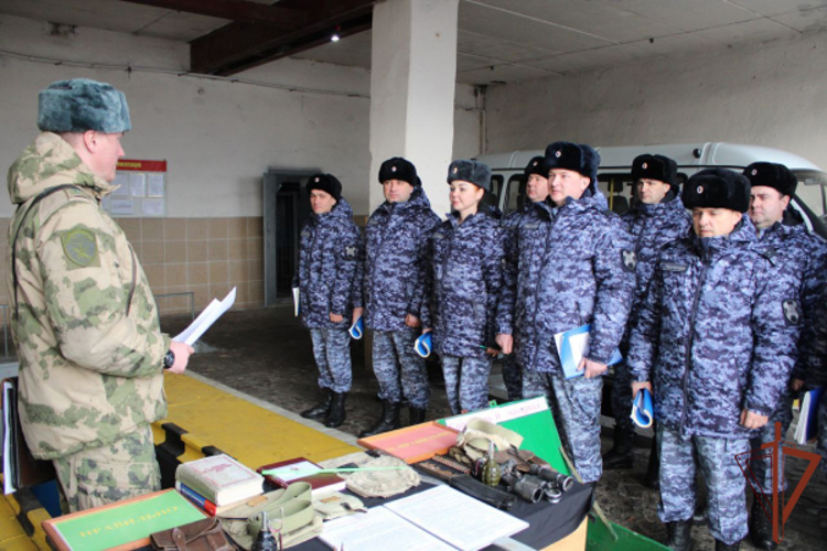 В Центральном округе Росгвардии начался зимний период обучения личного состава