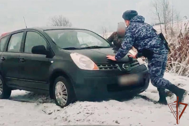 В Подмосковье росгвардейцы помогли женщине-водителю, попавшей в сложную дорожную ситуацию (видео) 