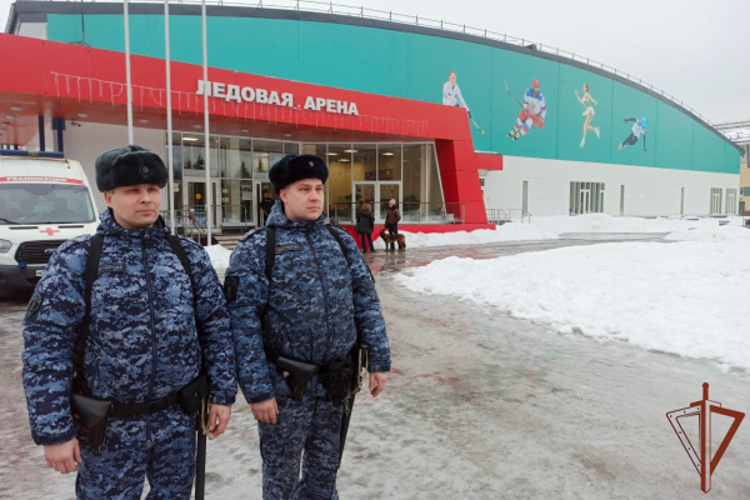 В Ленинградской области сотрудники Росгвардии обеспечили правопорядок во время проведения чемпионата СЗФО по фигурному катанию