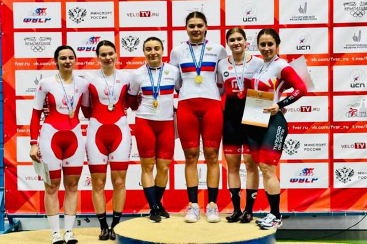 В Москве спортсменка из Росгвардии завоевала золото на чемпионате России по велоспорту