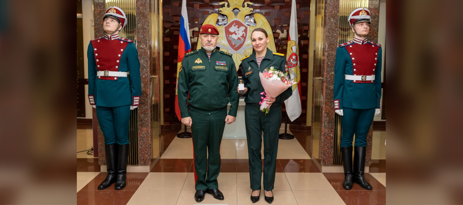Генерал-полковник Алексей Воробьев поздравил офицеров центрального аппарата Росгвардии с присвоением очередных званий