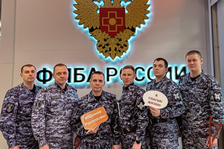 В Нижнем Новгороде сотрудники Росгвардии вновь стали донорами плазмы крови