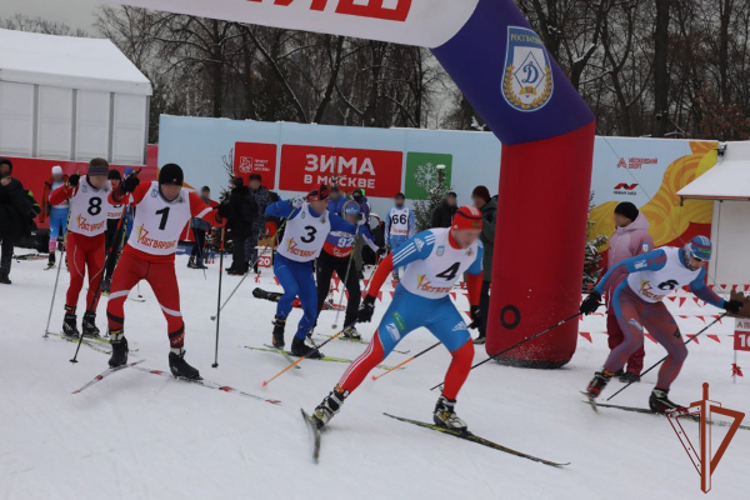 В Росгвардии состоялся чемпионат по лыжным гонкам