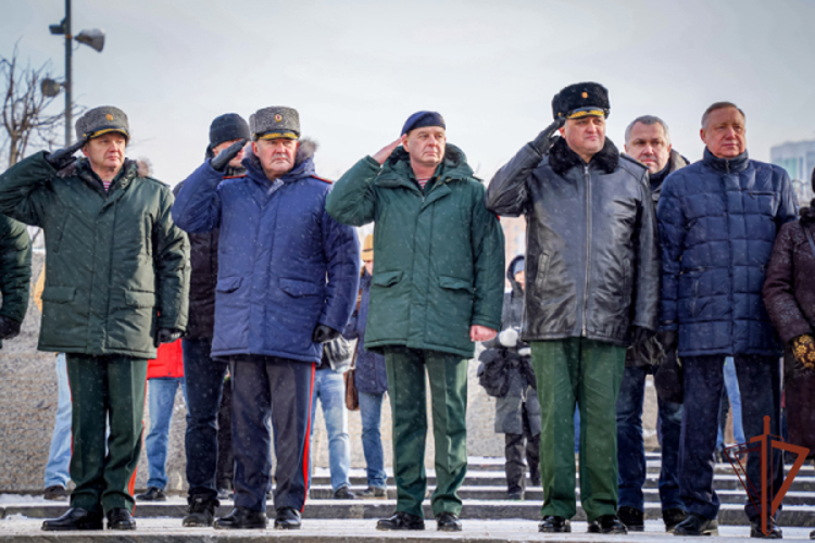 В Санкт-Петербурге росгвардейцы почтили память россиян, исполнявших служебный долг за пределами Отечества