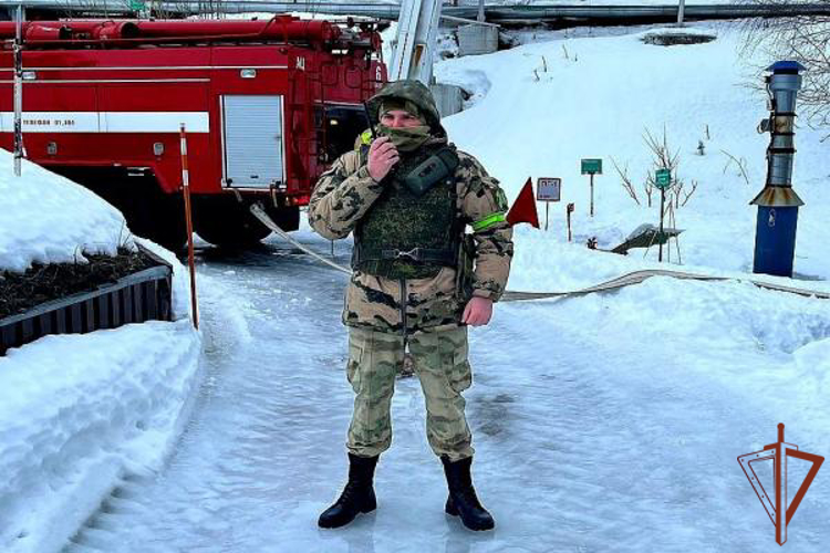 В Мурманской области прошло совместное пожарно-тактическое учение Росгвардии и МЧС России
