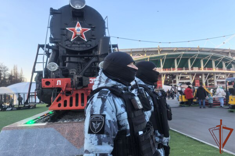  Росгвардейцы приняли участие в обеспечении безопасности спортивных мероприятий в Москве