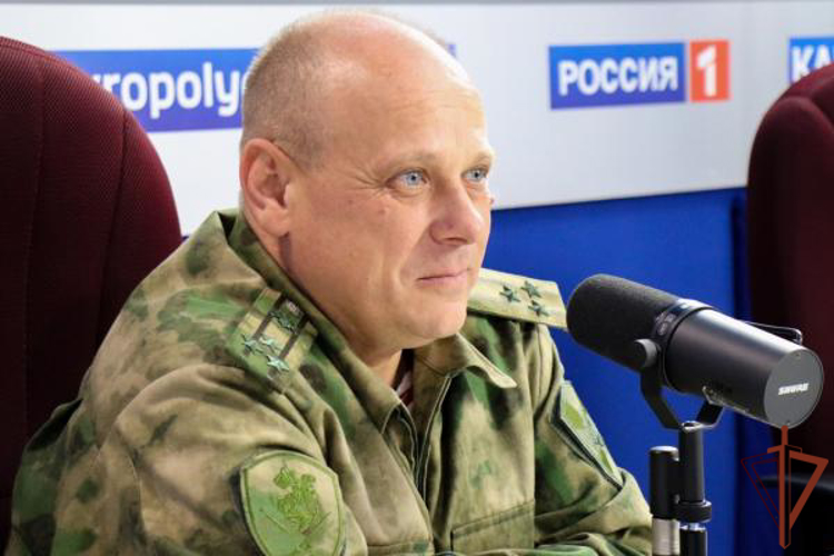 Представитель командования Северо-Кавказского округа Росгвардии выступил в прямом эфире регионального радио в Ставрополе