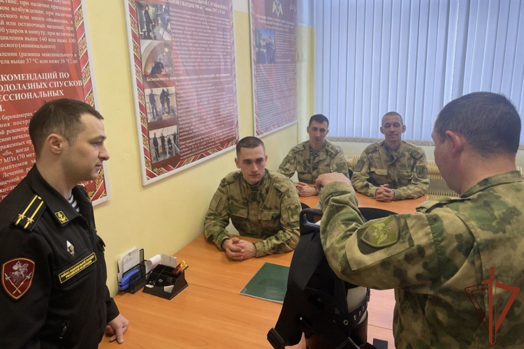 Завершился учебно-методический сбор водолазных подразделений Уральского округа Росгвардии