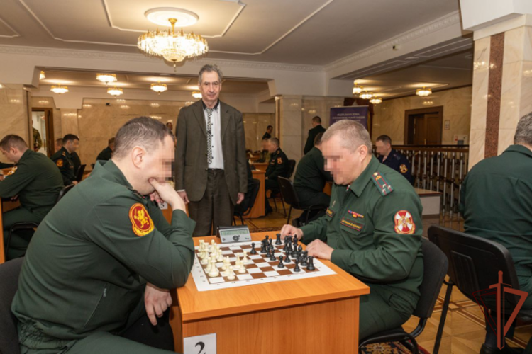 В Росгвардии состоялся турнир по шахматам