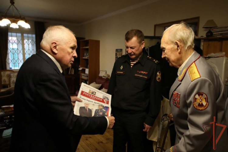 99-летний ветеран войск правопорядка удостоен медали «80 лет Победы в Великой Отечественной войне 1941 – 1945 гг.»