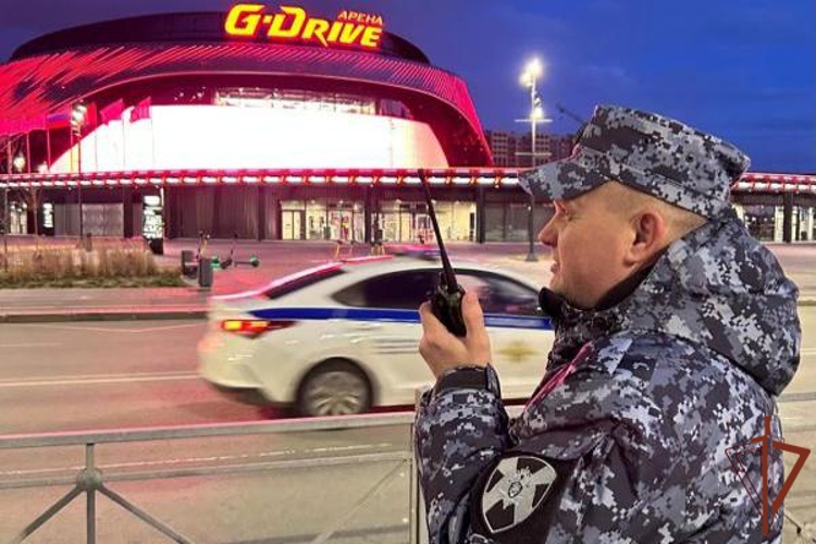 Росгвардейцы обеспечили правопорядок на матче чемпионата КХЛ в Омске 