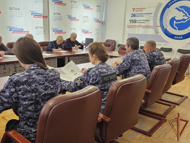 Международную акцию «Диктант Победы» поддержали росгвардейцы на Северном Кавказе 