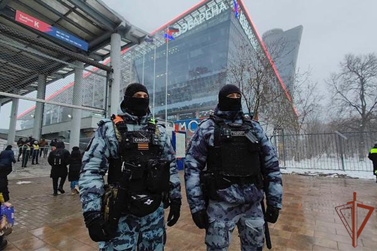 Росгвардия обеспечила безопасность чемпионата России по футболу в Москве