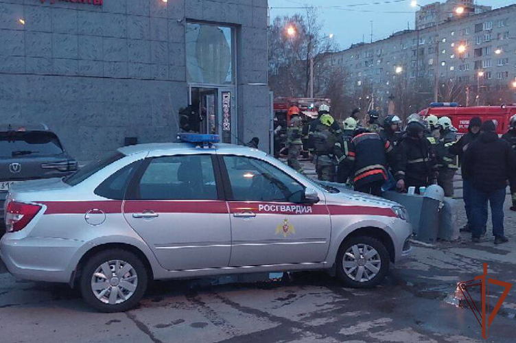 Сотрудники Росгвардии задержали подозреваемого в поджоге торгового центра в Подмосковье
