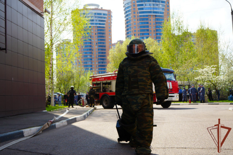 Совместное пожарно-тактическое занятие Росгвардии и МЧС прошло в Подмосковье