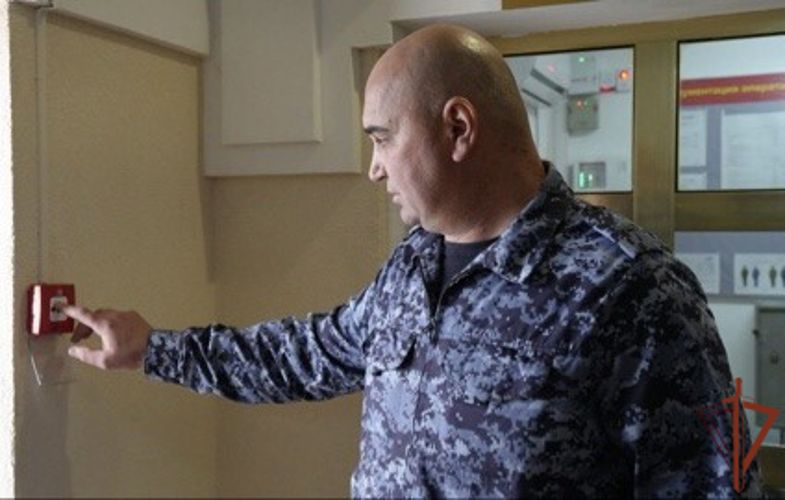 В Управлении Росгвардии по Кабардино-Балкарской Республике прошло межведомственное пожарно-тактическое занятие