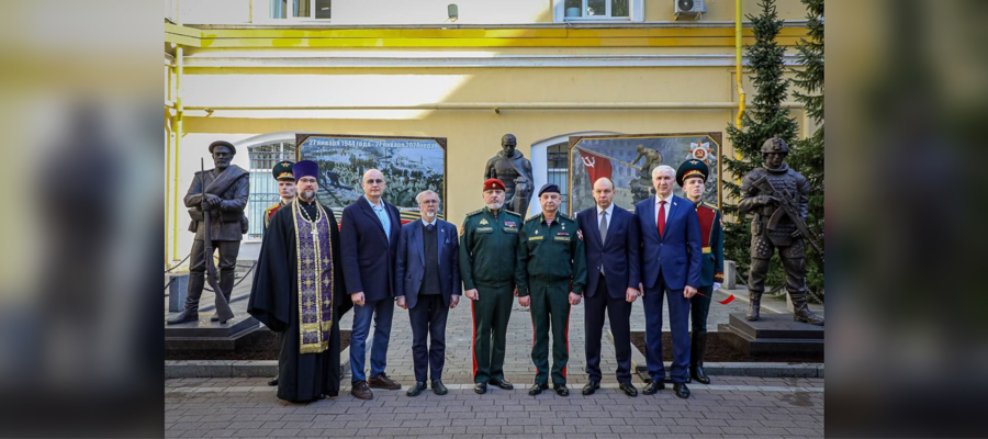 Заместитель директора Росгвардии открыл мемориал «Защитникам Ленинграда» в штабе Северо-Западного округа Росгвардии