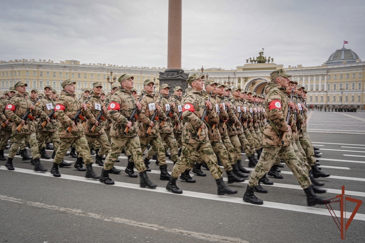 В Санкт-Петербурге состоялась первая репетиция парада Победы