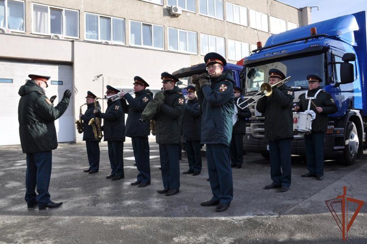 Военные музыканты Уральского округа Росгвардии приняли участие в мероприятиях Года защитника Отечества  