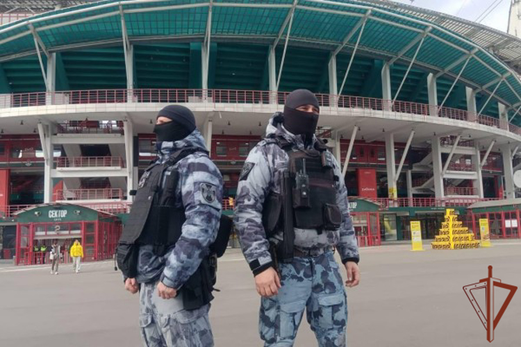 Росгвардейцы обеспечили безопасность спортивных матчей в Москве