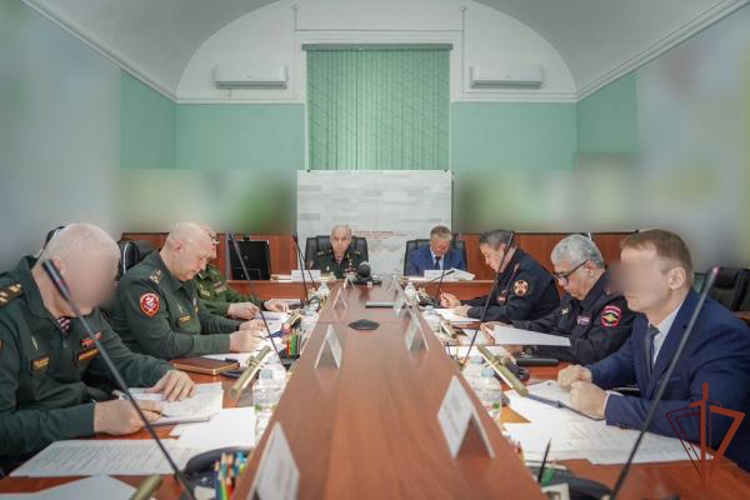 Заседание оперативного штаба Северо-Западного округа Росгвардии состоялось в Санкт-Петербурге