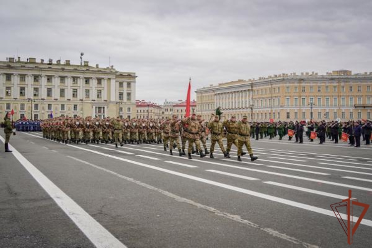В Санкт-Петербурге состоялась первая репетиция парада Победы