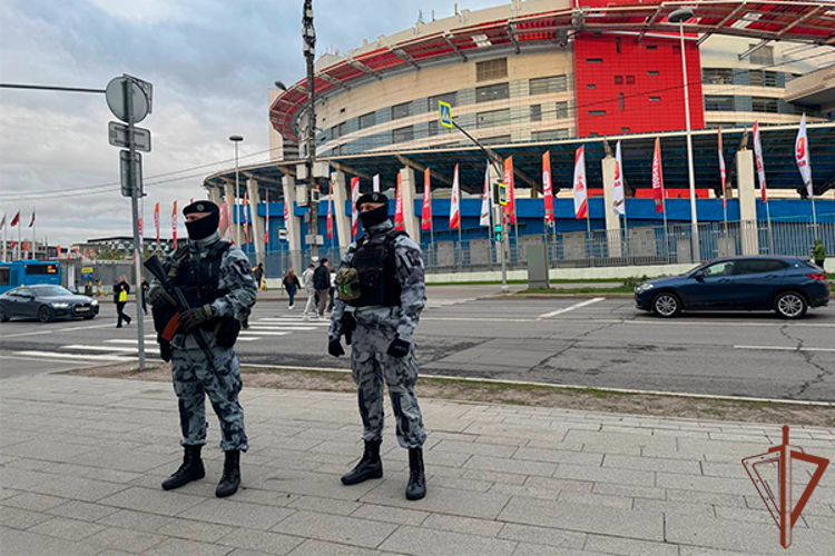 Правопорядок при проведении баскетбольного матча обеспечили сотрудники Росгвардии в Москве