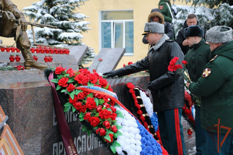 В бригаде оперативного назначения Центрального округа Росгвардии прошел день памяти