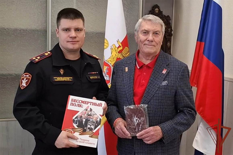 В Уральском округе Росгвардии поддержали всероссийскую акцию «Бессмертный автополк» (видео)