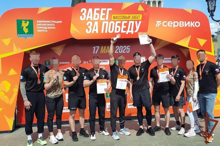 Спортивные мероприятия прошли при участии росгвардейцев в городах Сибири