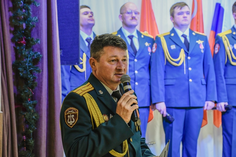 Ансамбль песни и пляски СЗО Росгвардии выступил перед военнослужащими — участниками СВО