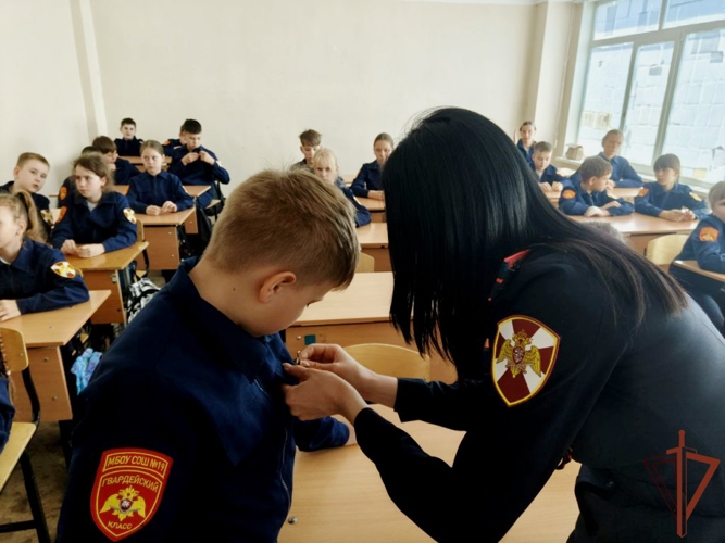 Ко Всероссийской акции «Георгиевская лента» присоединились росгвардейцы из Восточного округа