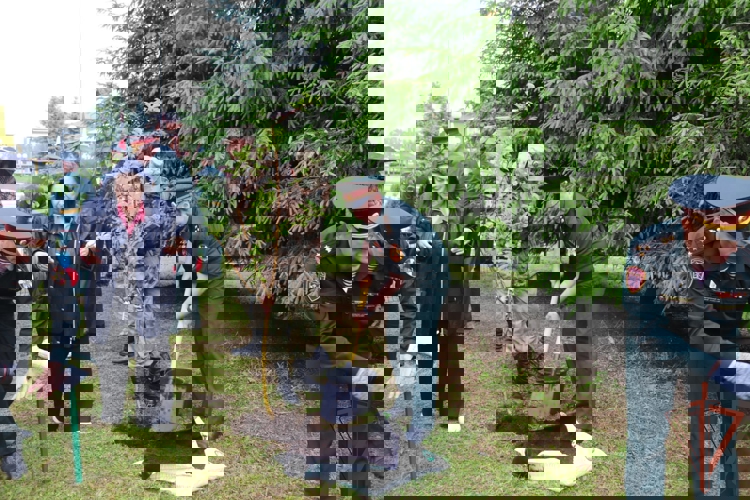 В Центре инженерно-технического обеспечения Росгвардии открыт «Сад памяти»